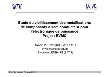 Projet EVMC - Institut Farman