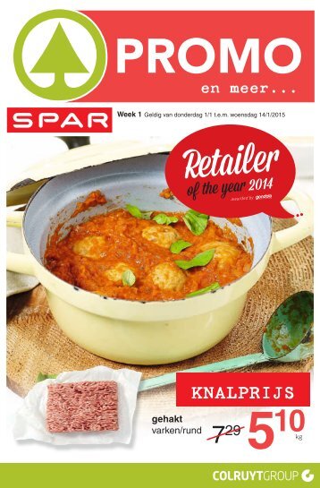 Spar folder 1 t/m 14 januari 2015