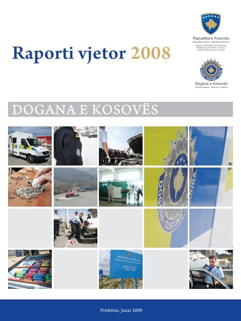 Raporti vjetor 2008 - Dogana e Kosovës