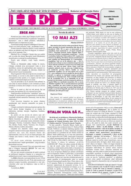 Helis mai 2013 pentru tipar - Revista HELIS