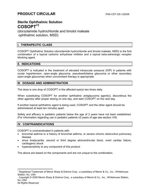 COSOPT WPC DRAFT LABELING - OBS