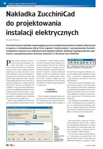 NakÅadka ZucchiniCad do projektowania instalacji elektrycznych