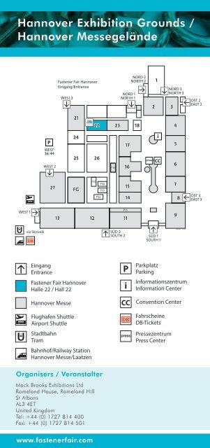 Besucherinformationen herunterladen - Fastener Fairs