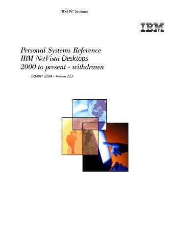 Personal Systems Reference IBM NetVista Desktops 2000 to - Lenovo