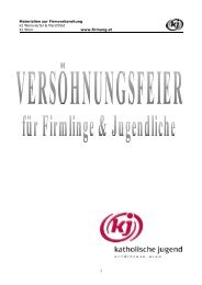 Materialien zur Firmvorbereitung KJ Weinviertel ... - firmung.at