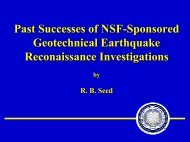 Past Successes of NSF-Sponsored Geotechnical Engineering ...