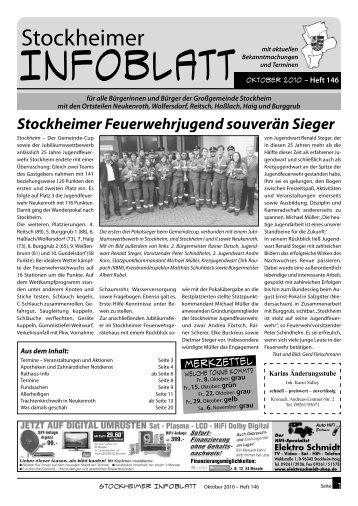 Infoblatt Oktober 2010