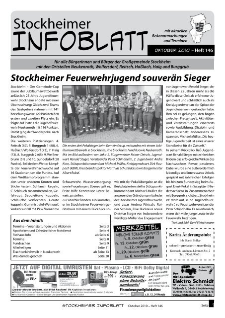 Infoblatt Oktober 2010