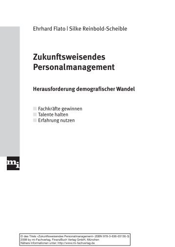 Zukunftsweisendes Personalmanagement - FinanzBuch Verlag