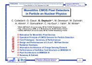 Monolithic CMOS Pixel Detectors in Particle and Nuclear ... - SLAC