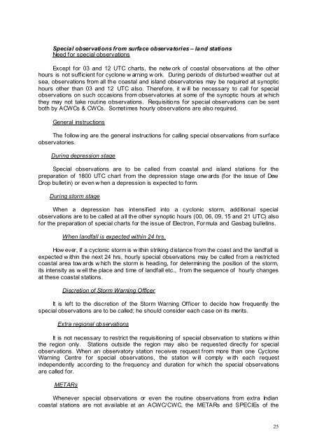 Forecasters Guide - (IMD), Pune