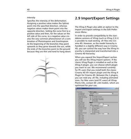 Xfrog 4.4 for CINEMA 4D Reference Manual (PDF, English 17.9MB)