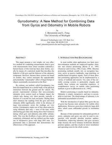 Gyrodometry: A New Method for Combining ... - Valentiniweb.com