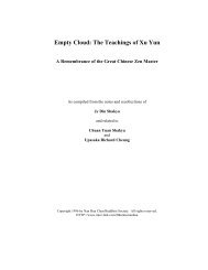 Empty Cloud: The Teachings of Xu Yun - thezensite