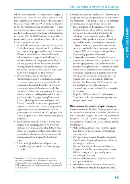 L'Alliance pour la prévention du paludisme - The Alliance for Malaria ...