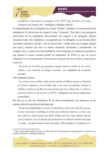 VII Congreso Nacional de Estudios del Trabajo âNuevos ... - ASET