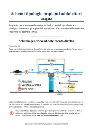 Schemi tipologie impianti addolcitori acqua - Depurazione acque ...