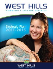 Strategic Plan 2011-2015 - West Hills College