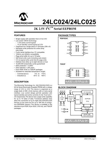 M 24LC024/24LC025 - DataSheet