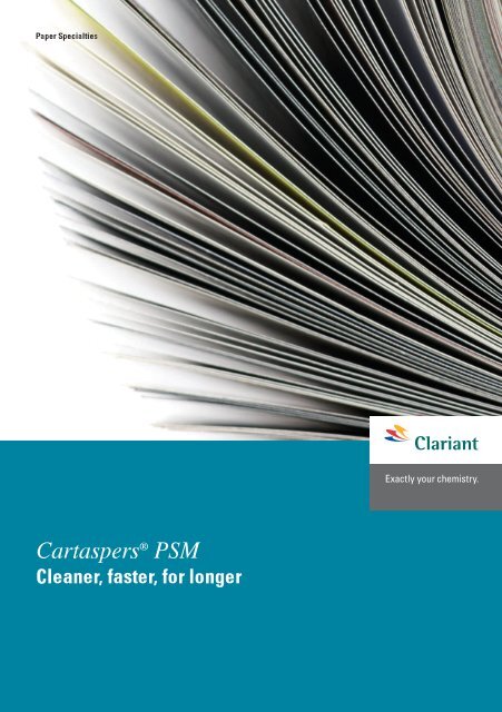 Cartaspers® PSM - Clariant