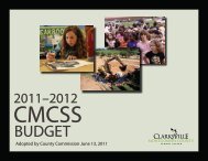 2011-2012 CMCSS Budget - Clarksville-Montgomery County Schools