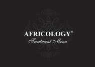 Download Africology's Treatment Menu - Sun International