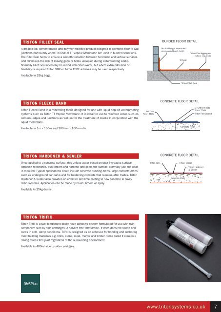 Flooring Systems Brochure Download (938Kb) - Triton Chemicals