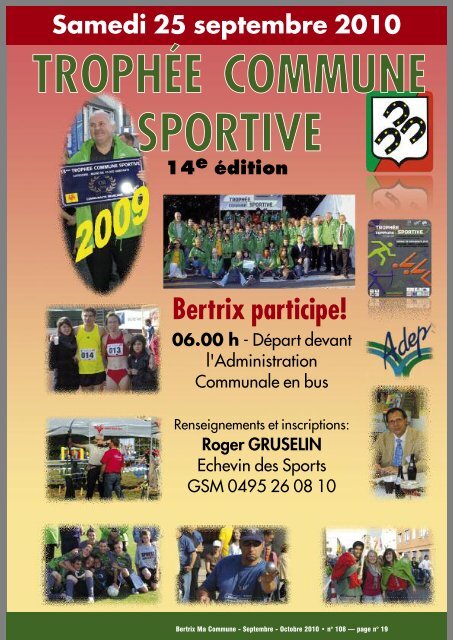 Revue Communale de Bertrix nÂ° 108