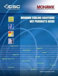 hot products guide mohawk cabling solutions - Communications ...