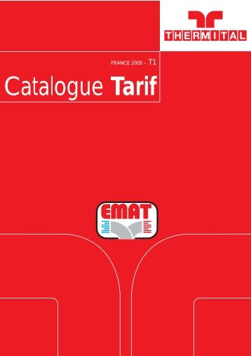 Catalogue Tarif - EMAT