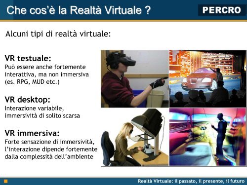 RealtÃ  Virtuale - Percro - Scuola Superiore Sant'Anna