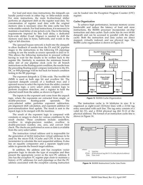 R4300i Product Information - MIPS Technologies, Inc.