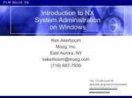 Introduction to NX System Administration on Windows