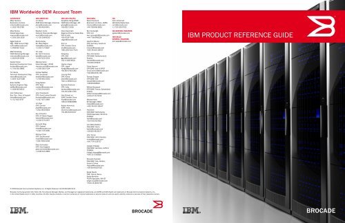 IBM Product Reference Guide - Brocade