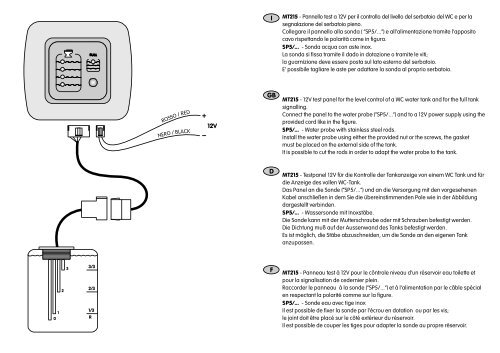 ISTRUZIONI D'USO INSTRUCTIONS ... - Cbe