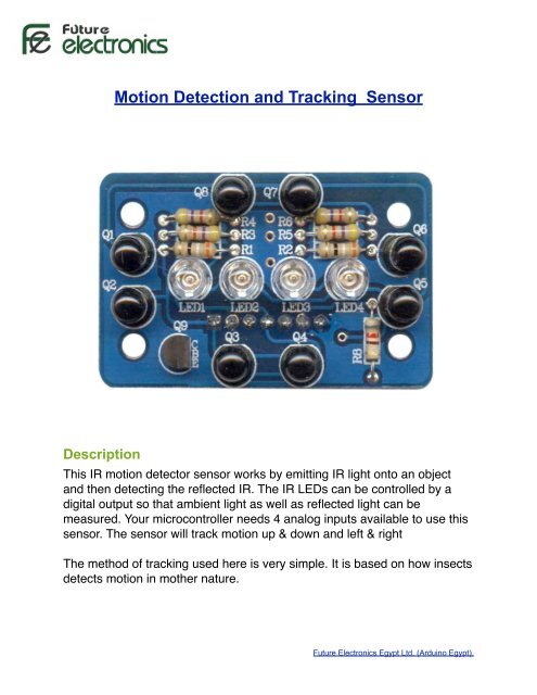 Motion Detection and Tracking Sensor - Arduino Egypt