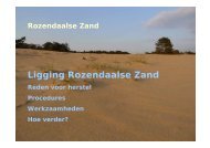 Ligging Rozendaalse Zand - VeldwerkPlaatsen