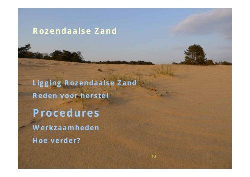 Ligging Rozendaalse Zand - VeldwerkPlaatsen