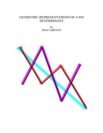 geometric representations of a 4x4 determinant - Meet the Faculty
