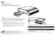 Unison Paradigm Portable Touchscreen Setup Guide - ETC