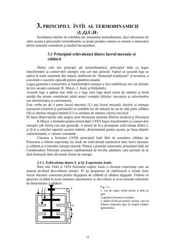 3. PRIMUL PRINCIPIU AL TERMODINAMICII