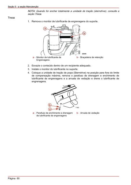 MANUAL DE OPERAÇÃO MANUTENÇÃO E GARANTIA - Mercury