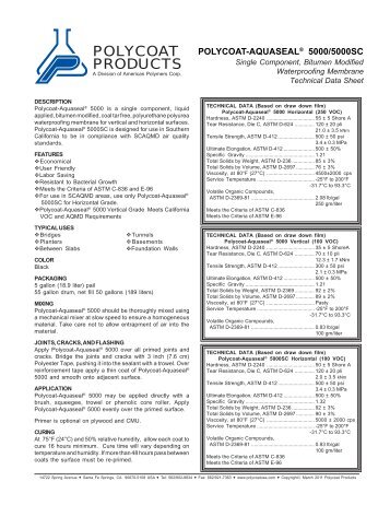 POLYCOAT PRODUCTS
