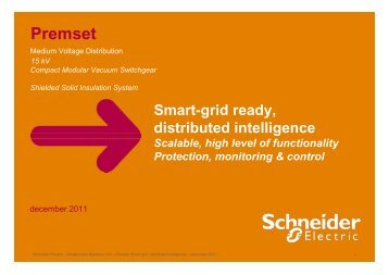 Smart-grid ready, distributed intelligence ... - Schneider Electric