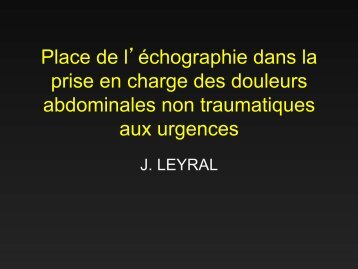 place de l'échographie, démarche aux urgences.pdf - SMUR BMPM