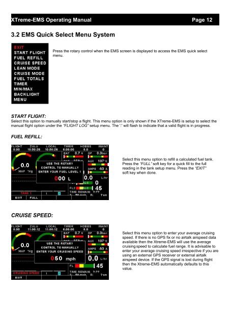 XTreme EMS Manual - MGL Avionics