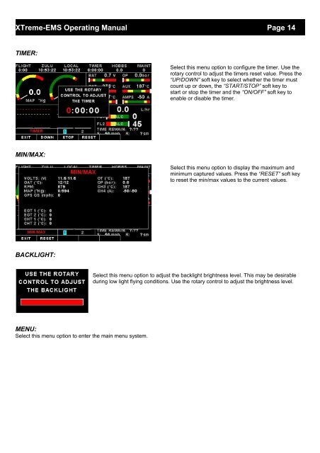 XTreme EMS Manual - MGL Avionics