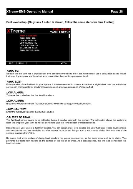 XTreme EMS Manual - MGL Avionics