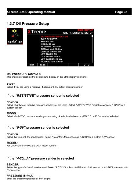 XTreme EMS Manual - MGL Avionics