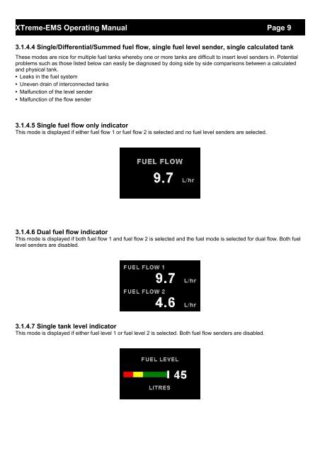 XTreme EMS Manual - MGL Avionics